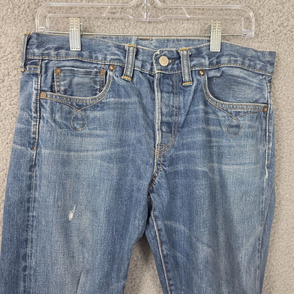 Double RL RRL Jeans Women's 30x34 Blue Japan Woven Selvedge Denim - Picture 2 of 13